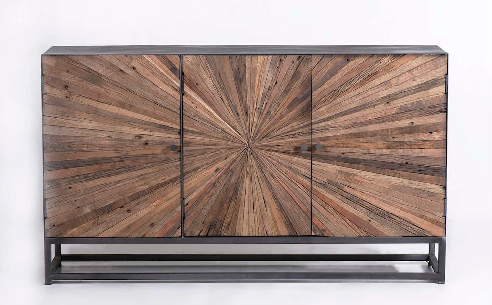 Jofran - Reclaimed Wood Astral Plains 3 Door Accent Cabinet - Natural - 1928-59 view 1