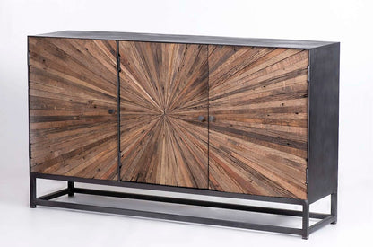 Jofran - Reclaimed Wood Astral Plains 3 Door Accent Cabinet - Natural - 1928-59 view 3