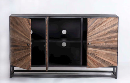 Jofran - Reclaimed Wood Astral Plains 3 Door Accent Cabinet - Natural - 1928-59 view 6