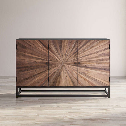 Jofran - Reclaimed Wood Astral Plains 3 Door Accent Cabinet - Natural - 1928-59 view 7