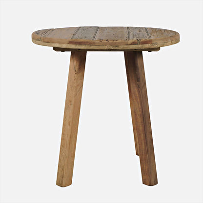 Jofran - Reclamation 24in Round Rustic Reclaimed Solid Wood End Table in Rustic Unfinished Brown - 2300-8 view 1