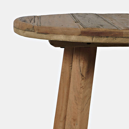Jofran - Reclamation 24in Round Rustic Reclaimed Solid Wood End Table in Rustic Unfinished Brown - 2300-8 view 6