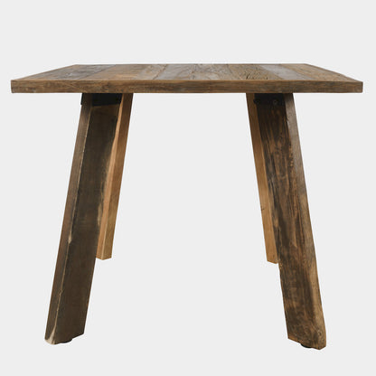Jofran - Reclamation 42in Rustic Reclaimed Solid Wood Square Counter Height Dining Table, Rustic Unfinished Brown - 2301-SQ42 view 1