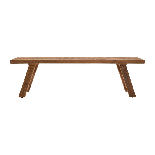 Jofran - Reclamation 60in Rustic Reclaimed Solid Wood Dining Bench, Rustic Unfinished Brown - 2301-BN60KD view 1