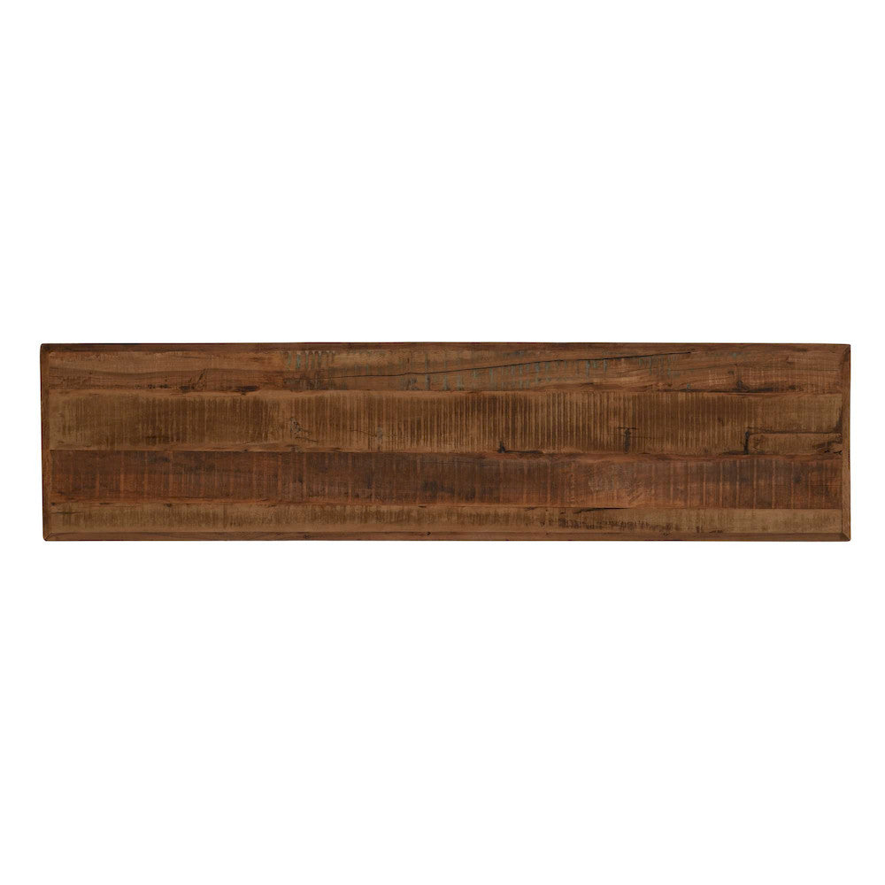 Jofran - Reclamation 60in Rustic Reclaimed Solid Wood Dining Bench, Rustic Unfinished Brown - 2301-BN60KD view 3