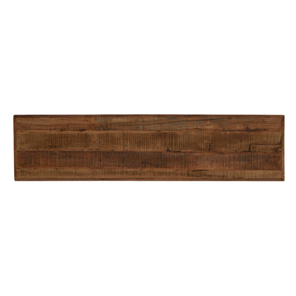 Jofran - Reclamation 60in Rustic Reclaimed Solid Wood Dining Bench, Rustic Unfinished Brown - 2301-BN60KD view 3