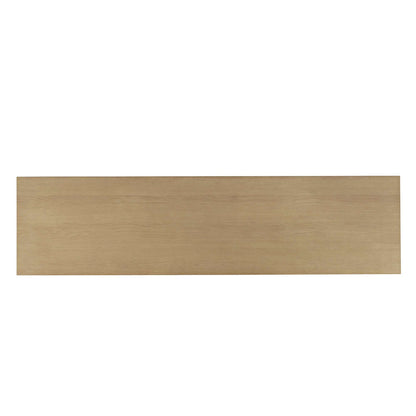 Jofran - Reece 70in Mid-Century Modern Starburst TV Stand Console Storage Cabinet in Light Oak - 2484-70 view 10