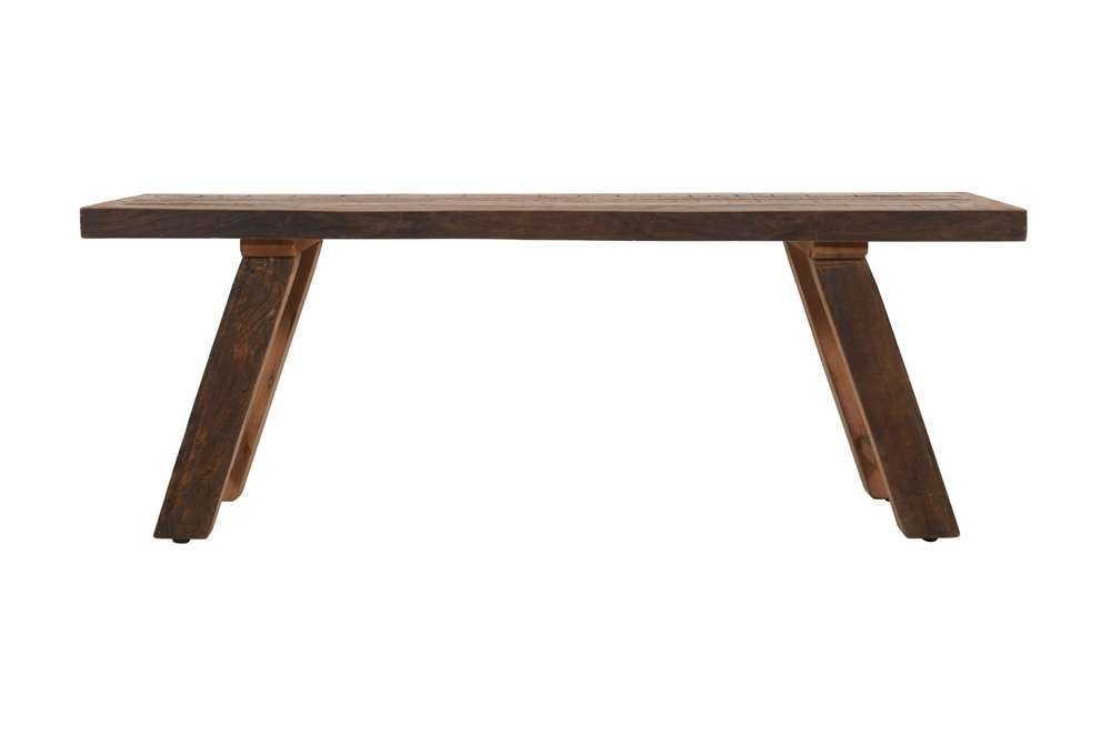 Jofran - Reston 48in Reclaimed Solid Wood Rustic Distressed Dining Bench - 23-RESTON veiw 2