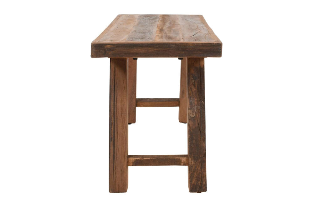 Jofran - Reston 48in Reclaimed Solid Wood Rustic Distressed Dining Bench - 23-RESTON view 8
