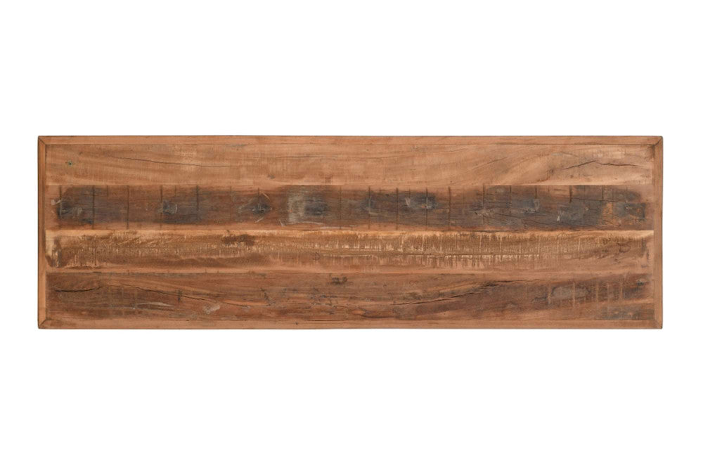 Jofran - Reston 48in Reclaimed Solid Wood Rustic Distressed Dining Bench - 23-RESTON view 9