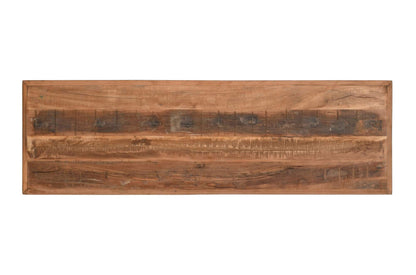 Jofran - Reston 48in Reclaimed Solid Wood Rustic Distressed Dining Bench - 23-RESTON view 9