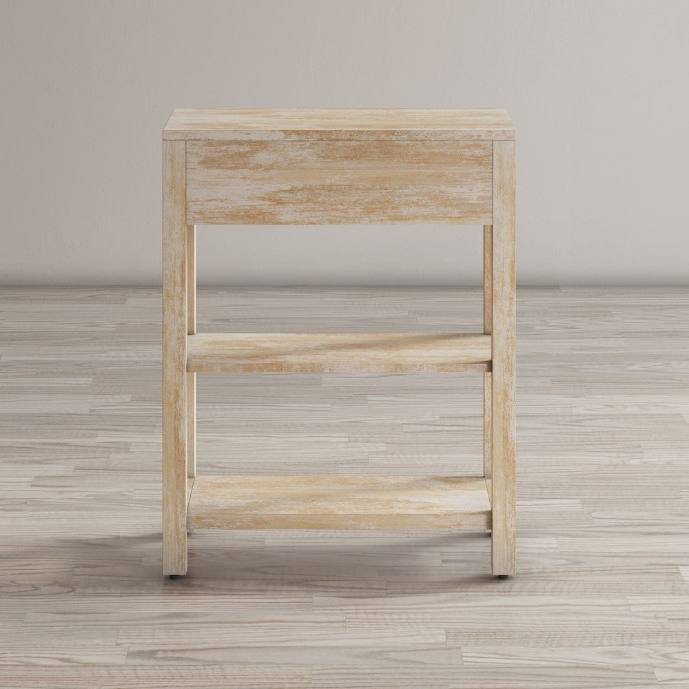 Jofran - Reynolds 1 Drawer Accent Table - White Wash - 1730-190W view 3