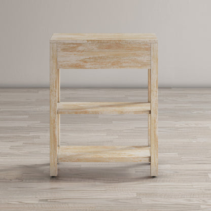Jofran - Reynolds 1 Drawer Accent Table - White Wash - 1730-190W view 3