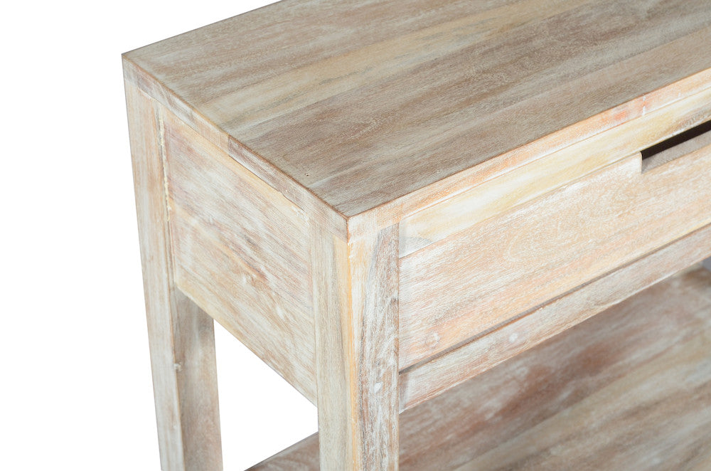 Jofran - Reynolds 1 Drawer Accent Table - White Wash - 1730-190W view 7