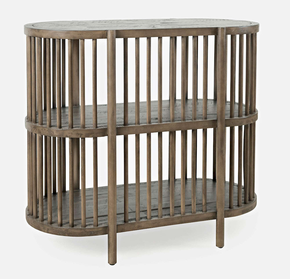 Jofran - Rhapsody Mid-Century Modern 36in Open Storage Cabinet Bookcase - 2185-36 view 4