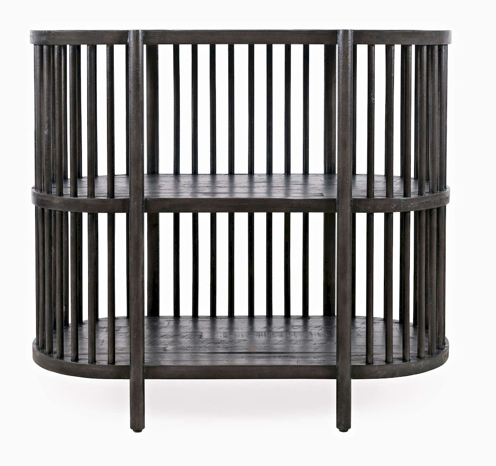 Jofran - Rhapsody Mid-Century Modern 36in Open Storage Cabinet Bookcase - 2190-36 view 1
