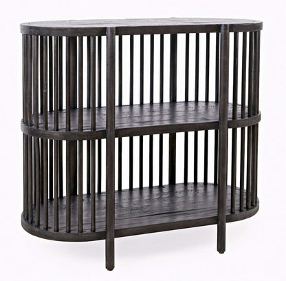 Jofran - Rhapsody Mid-Century Modern 36in Open Storage Cabinet Bookcase - 2190-36 view 2
