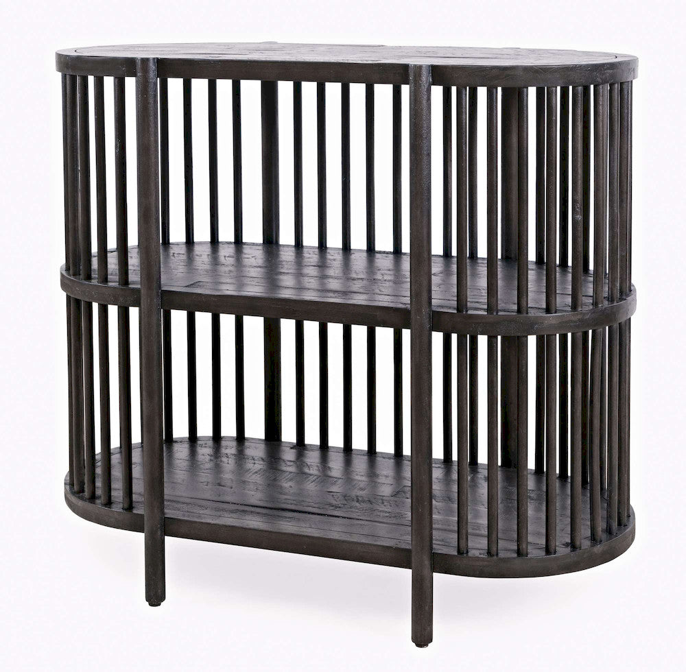 Jofran - Rhapsody Mid-Century Modern 36in Open Storage Cabinet Bookcase - 2190-36 view 3
