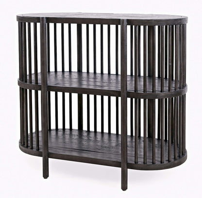 Jofran - Rhapsody Mid-Century Modern 36in Open Storage Cabinet Bookcase - 2190-36 view 3