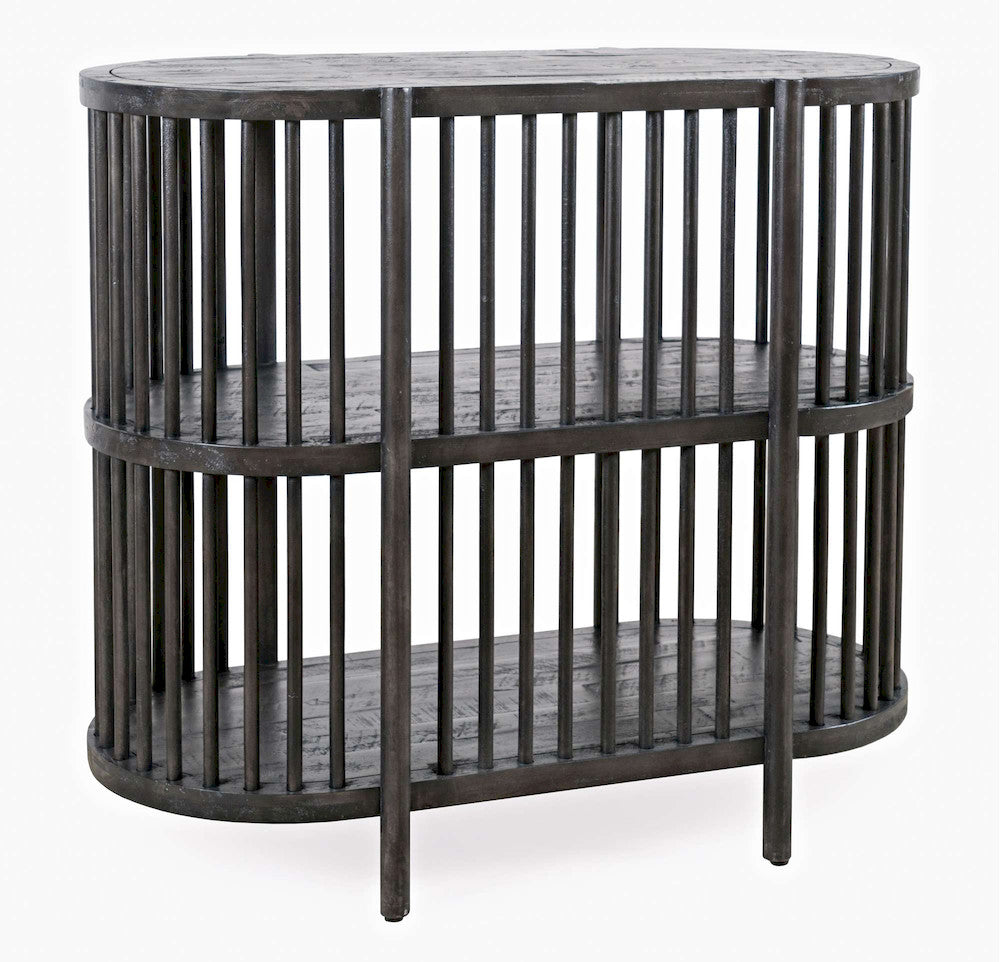 Jofran - Rhapsody Mid-Century Modern 36in Open Storage Cabinet Bookcase - 2190-36 view 4