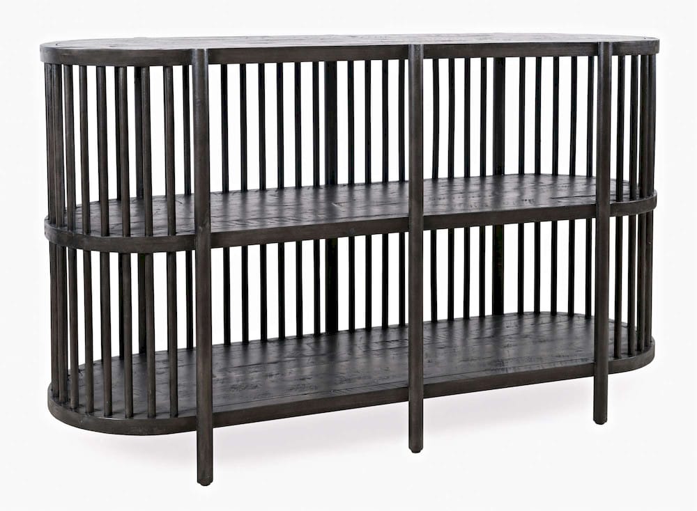 Jofran - Rhapsody Mid-Century Modern 54in Open Storage Accent Cabinet - 2190-54 view 2