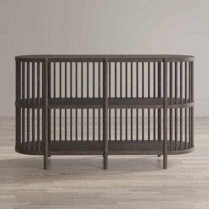 Jofran - Rhapsody Mid-Century Modern 54in Open Storage Accent Cabinet - 2190-54 view 8