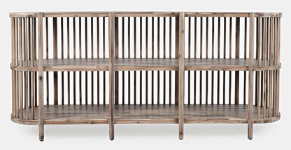 Jofran - Rhapsody Mid-Century Modern 72in Open Storage Sideboard Cabinet - 2180-72 view 1