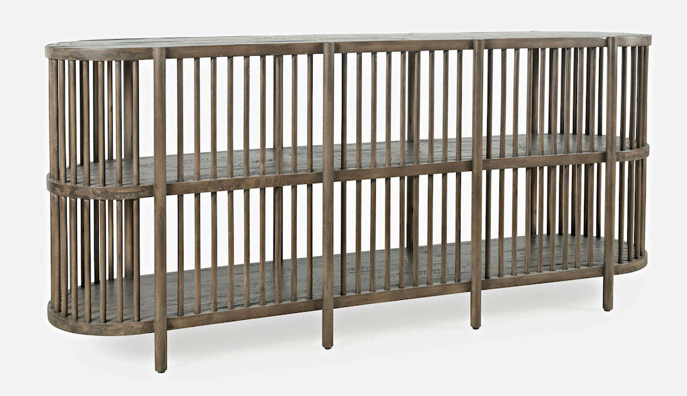 Jofran - Rhapsody Mid-Century Modern 72in Open Storage Sideboard Cabinet - 2185-72 view 2