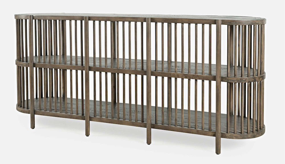 Jofran - Rhapsody Mid-Century Modern 72in Open Storage Sideboard Cabinet - 2185-72 view 3