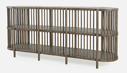 Jofran - Rhapsody Mid-Century Modern 72in Open Storage Sideboard Cabinet - 2185-72 view 3