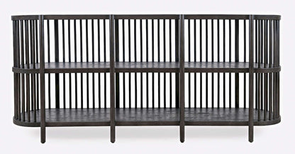 Jofran - Rhapsody Mid-Century Modern 72in Open Storage Sideboard Cabinet - 2190-72 view 1