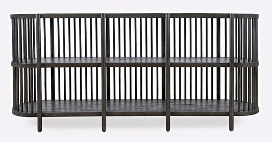 Jofran - Rhapsody Mid-Century Modern 72in Open Storage Sideboard Cabinet - 2190-72 view 1