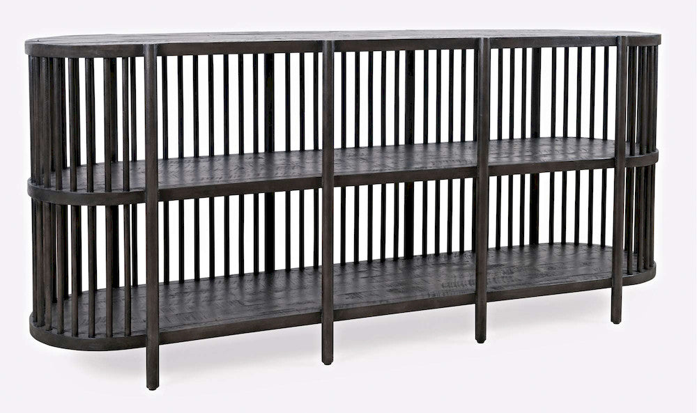 Jofran - Rhapsody Mid-Century Modern 72in Open Storage Sideboard Cabinet - 2190-72 view 2