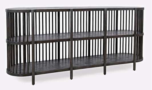 Jofran - Rhapsody Mid-Century Modern 72in Open Storage Sideboard Cabinet - 2190-72 view 2