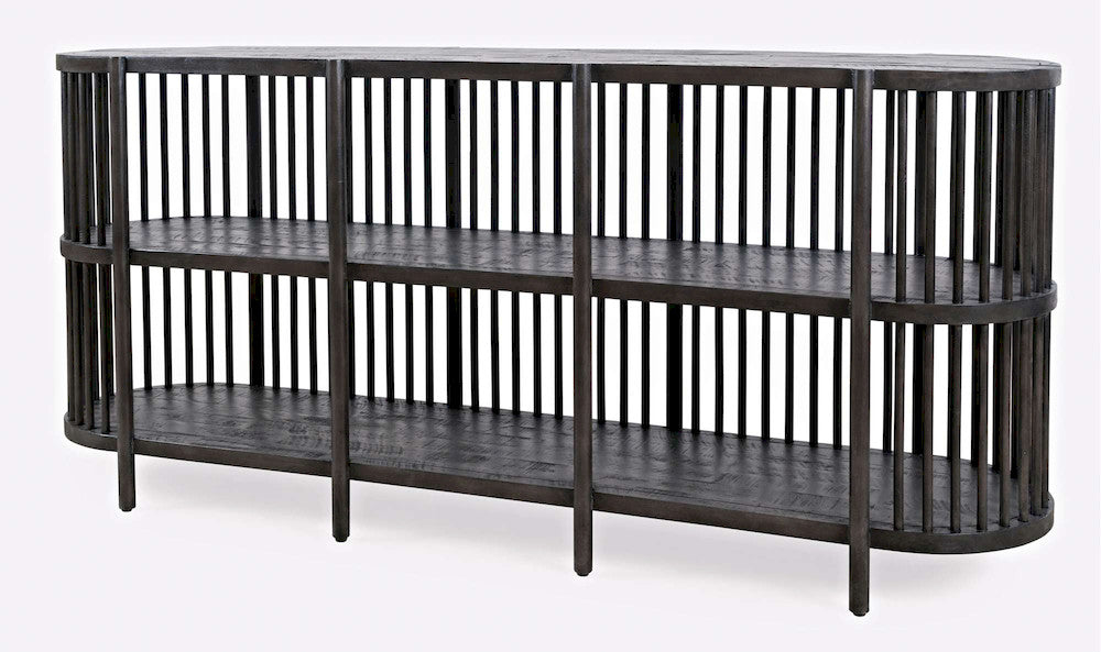 Jofran - Rhapsody Mid-Century Modern 72in Open Storage Sideboard Cabinet - 2190-72 view 3