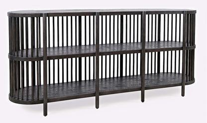Jofran - Rhapsody Mid-Century Modern 72in Open Storage Sideboard Cabinet - 2190-72 view 7