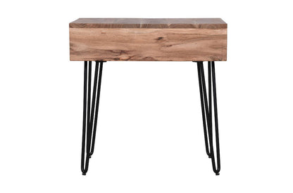 Jofran - Rollins Solid Acacia Side Table - Natural - 2085-7 view 3
