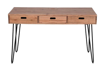 Jofran - Rollins Solid Acacia USB Charging Desk - Natural - 2085-5020 veiw 3