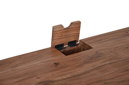 Jofran - Rollins Solid Acacia USB Charging Desk - Natural - 2085-5020 veiw 7