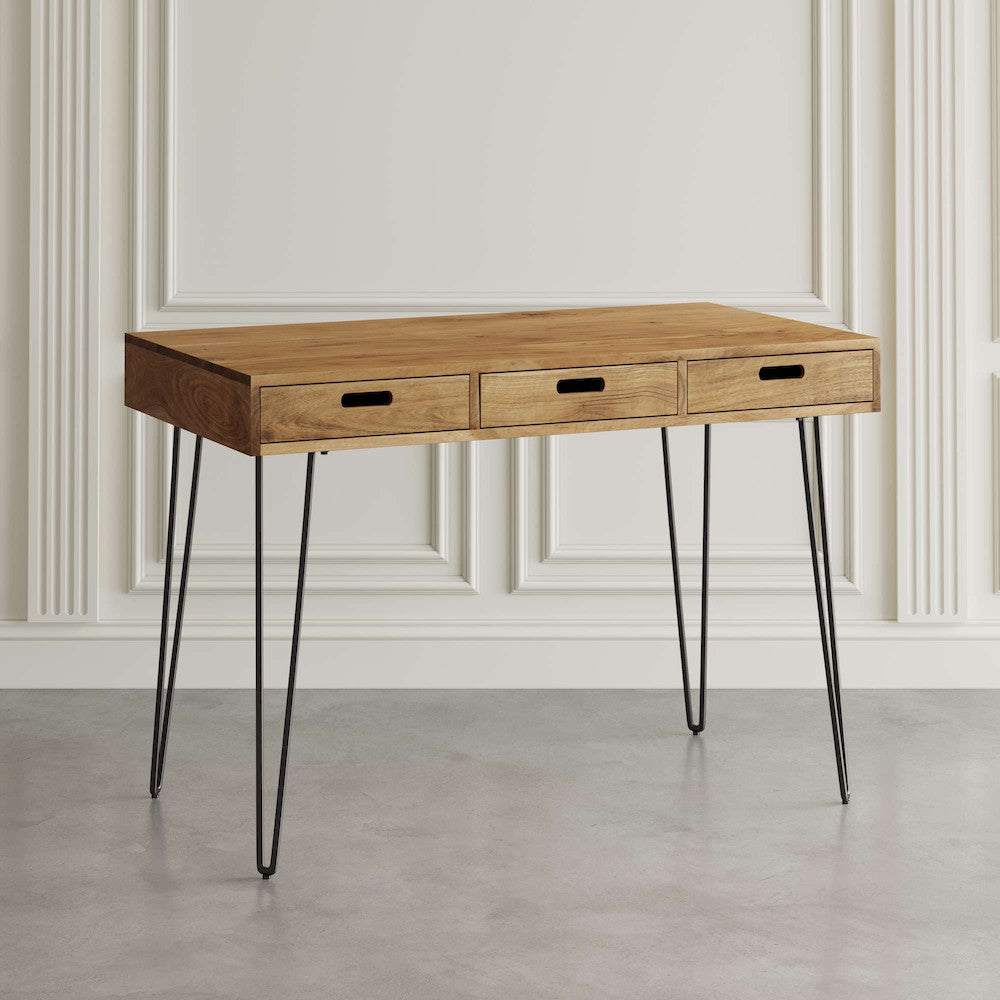 Jofran - Rollins Solid Hardwood Modern Counter Dining Table with Storage - Light Brown - 2085-52 view 3