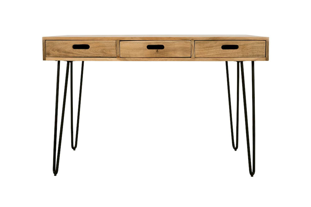 Jofran - Rollins Solid Hardwood Modern Counter Dining Table with Storage - Light Brown - 2085-52 view 4