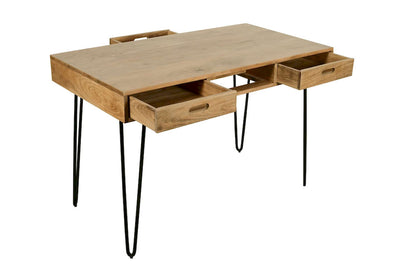Jofran - Rollins Solid Hardwood Modern Counter Dining Table with Storage - Light Brown - 2085-52 view 5