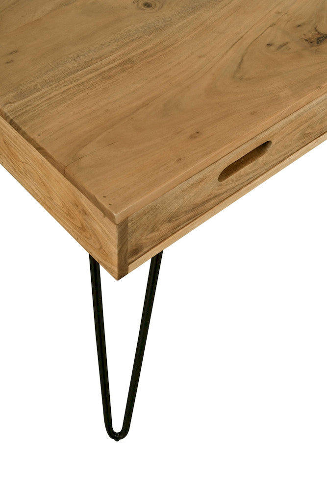 Jofran - Rollins Solid Hardwood Modern Counter Dining Table with Storage - Light Brown - 2085-52 view 10