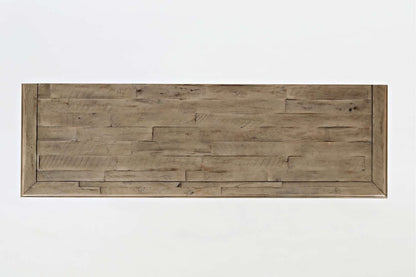 Jofran - Rustic Shores 48in Coastal Distressed Acacia Four-Door Accent Cabinet, Watch Hill Brown-Grey - 1620-48 view 7