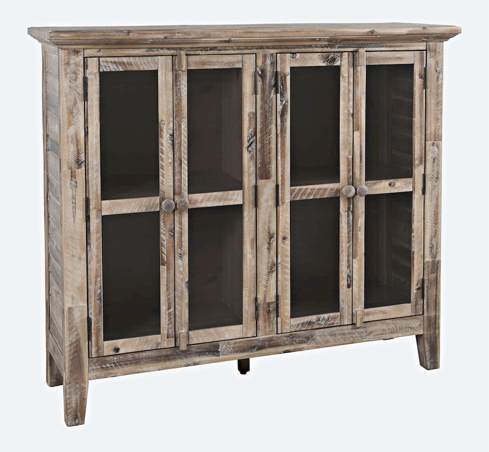 Jofran - Rustic Shores Coastal Style 48in Distressed Accent Cabinet - 2125-48 view 2
