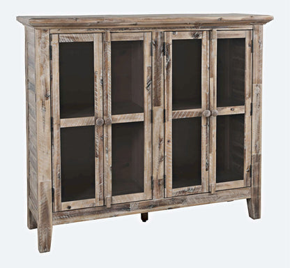 Jofran - Rustic Shores Coastal Style 48in Distressed Accent Cabinet - 2125-48 view 2