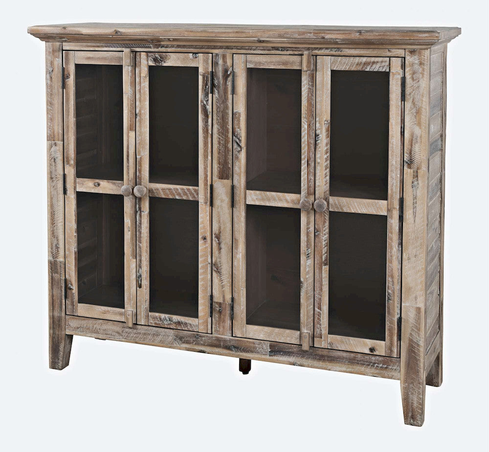 Jofran - Rustic Shores Coastal Style 48in Distressed Accent Cabinet - 2125-48 view 3