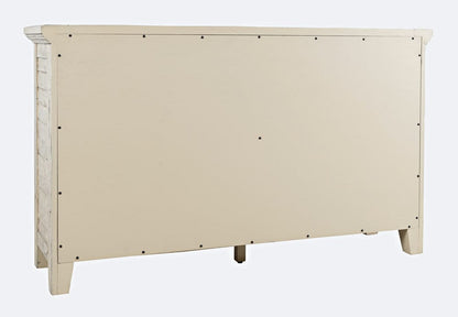 Jofran - Rustic Shores Coastal Style 54in Distressed Acacia Credenza Cabinet - 1610-5432 view 4