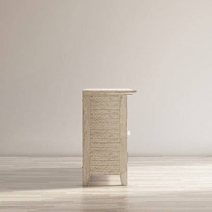 Jofran - Rustic Shores Coastal Style 54in Distressed Acacia Credenza Cabinet - 1610-5432 view 5