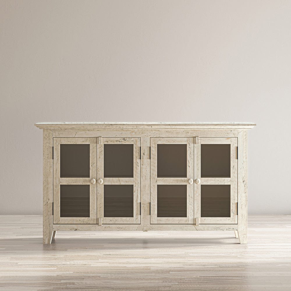 Jofran - Rustic Shores Coastal Style 54in Distressed Acacia Credenza Cabinet - 1610-5432 view 7
